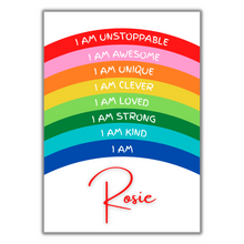 Load image into Gallery viewer, I Am Unstoppable - Digital Personalised Print