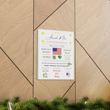 Load image into Gallery viewer, USA Birthday Canvas - On The Day You Were Born