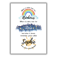 Cargar imagen en el visor de la galería, Sunshine, Stars &amp; Rainbows - Awesome Print For Kids