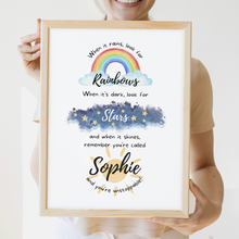 Laden Sie das Bild in den Galerie-Viewer, Sunshine, Stars &amp; Rainbows - Awesome Print For Kids
