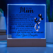 Charger l&#39;image dans la galerie, A Gift For Your Mom - Beautiful Plaque - I Am Because You Are