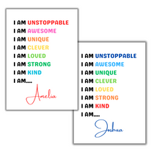 Load image into Gallery viewer, The Unstoppable Awesome Print - Positive Affirmation
