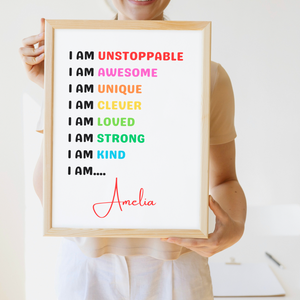 The Unstoppable Awesome Print - Positive Affirmation