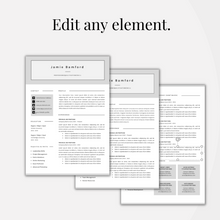 Load image into Gallery viewer, The Professional Resume CV Template