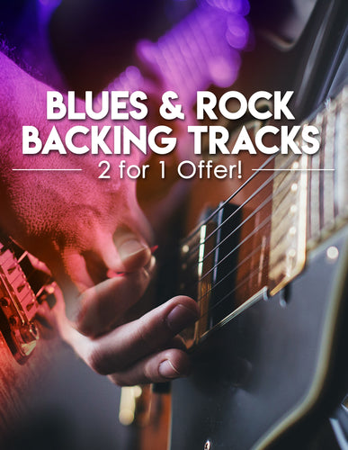 Blues & Rock Backing Tracks - 2 for 1 Super Bundle!