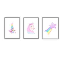 Cargar imagen en el visor de la galería, The Unicorn Set - Printable Art with Initals