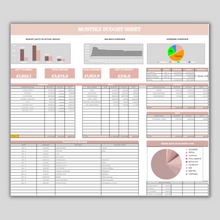 Load image into Gallery viewer, Ultimate Budget Tracker - Manage Your Money With This Easy to Use Spreadsheet