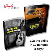 Load image into Gallery viewer, A Super Bundle of Technique, Exercises &amp; Workouts For All Guitarists!